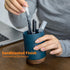 Set 1) Pen Holder for Desk, Ceramic Pencil Organizer & Makeup Brush Holder, Office Decor and Desk AccessoriesPerfect