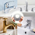 WSIWZAI 4PCS Small Sink Faucet Splash Handle Drip Guard Mat Silicone Pad Protectors Behind Draining for Kitchen