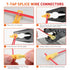 Nilight 120PCS/60 Pairs Quick Splice Disconnect Wire Terminals T-Tap Spade Wire Connectors Yellow 12-10 AWG Male Female Fully Insulated Electrical Wire Crimp Self-Stripping Kit, 2 Years Warranty