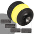 100PCS Angle Grinder Sanding Discs, 4 Inch Hook and Loop Backing Pad with 8MM Drill Adapter for Polishing