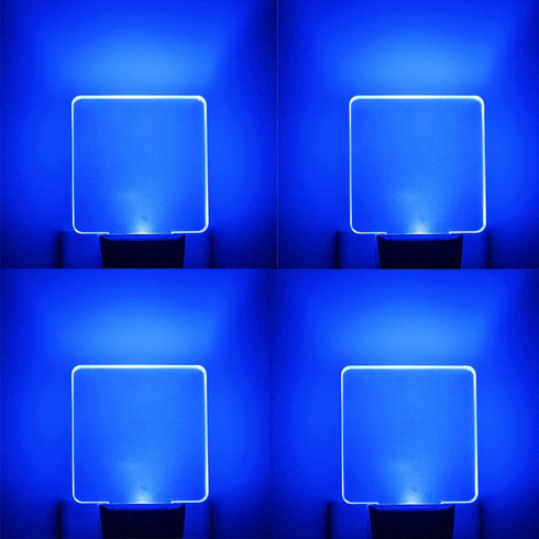 Blue Night Light Plug in, Dusk to Dawn Sensor Automatic On and