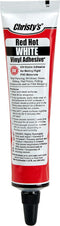 Christy's Red Hot Vinyl Adhesive, White, 1.5 oz Tube, White,Red by Christy's
