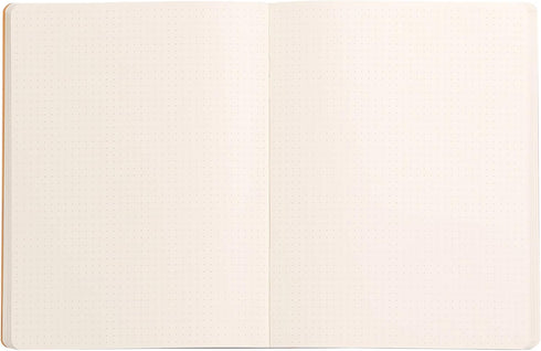 Rhodia Rhodiarama SoftCover Notebook, 80 Dots Sheets, 9 3/4 x 7 1/2, Chocolate Cover