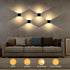 Set 2, Dimmable LG9939111 Lightess LED Wall Sconce Battery Powered of Touch Control Wall Lamp Rechargeable Black, Up