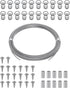 Uniclife Picture Hanging Wire, 23 Feet 1/32" Picture Wire Kit with D-Ring