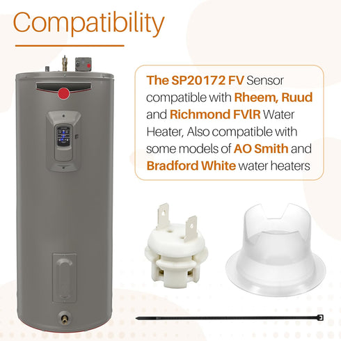 SP20172 FV Sensor Kit for Rheem and Richmond Water Heaters - Replacement Parts