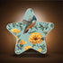 Burbuja Hummingbirds 0.2W Yellow Marigolds LED Night Light Plug into Wall Star-Shaped Nightlight Dusk to Dawn Auto