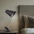 1 360Rotation LED Clip on Desk Lamp with USB Charging Port, Portable Gooseneck Clip on Lamp, Clamp Light Modern Table