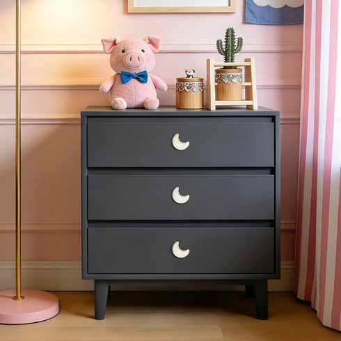 Xinally 8PCS Closet, Moon Shaped Dresser Knobs Star-Shape Knobs Moon Star Cloud Design Drawer Handles for Kitchen