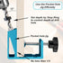 Pocket Hole Jig Kit with Drill Guide, 15 Degree Woodworking Joint Tool for Adjustable DIY Carpentry Locator