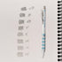 Pentel Super Hi-Polymer Lead Refill, 0.7mm Medium, 2H, 144 Pieces of Lead (50-2H), Gray