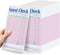 20 Pack/1000 Tickets Guest Checks Books for Servers, Pink Server Books for