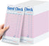 20 Pack/1000 Tickets Guest Checks Books for Servers, Pink Server Books for