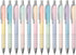 Gel Pens Medium Point 0.7mm Black Ink, Retractable Cute Pens for Smooth Writing, Pack of 12