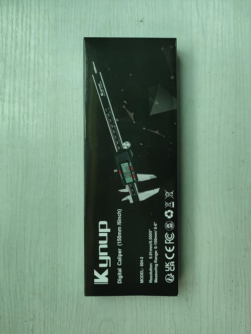 Kynup Caliper Measuring Tool, Digital Micrometer Caliper with Stainless Steel, Large LCD Screen, Auto-Off Feature