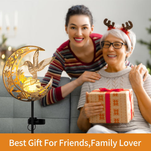 LightHummingbird Hummingbird Waterproof Outdoor Solar Solar LightMoon SolarLightSolar Butterfly Floor Lamp for Garden