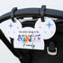 MYETCHEY 11) Personalized Stroller Name Tag, Mouse Ears Sign, Family Stroller License Plate Sign for Theme Parks