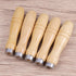 DOITOOL 10PCS Wooden File Handle with Metal Collars for Garage Woodworking Carpenter Tool Maintenance or File Cutting Tool Craft (4.1 Inch Length) by DOITOOL