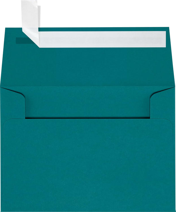 Envelopes Store 4 Bar A1 Invitation Envelopes | Peel & Press | 3 5/8" x 5 1/8" | Teal | 80lb. Text | 50 Qty