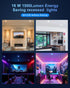 6 Inch, 13W 1300LM, Dimmable 1 Pack Recessed Lighting RGBCW Color Changing LED Can Lights, Flicker Free, Retrofit