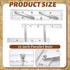 Saysurey Drawing(12 Inch) Parallel Ruler Marine Navigation Tool with Clear Scales Parallel Ruler with Brushed Aluminum