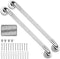 PAUANI 1/2 Pcs Wall Mounted Grab Bar Rail - Anti-Slip Bathroom Shower Grab