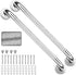 PAUANI 1/2 Pcs Wall Mounted Grab Bar Rail - Anti-Slip Bathroom Shower Grab