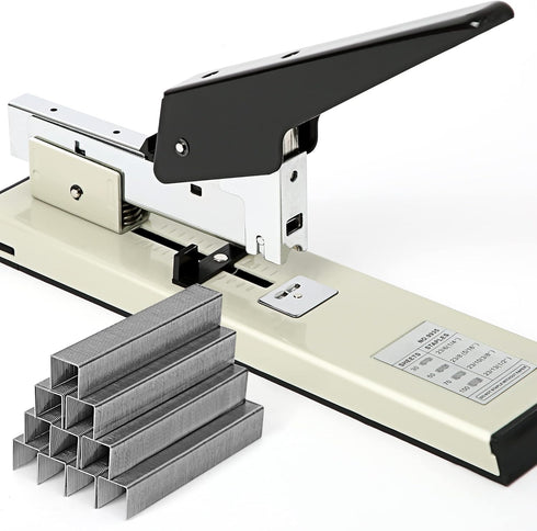 Stapler Heavy Duty, Office Stapler with 100 Sheet, 1PACK Manual Big Stapler Metal,max use 23/13 Staples by CAGIE