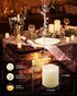 SHYMERY Flameless Votive Candles,Flameless Flickering Electric Fake Candle,24 Pack 200+Hour Battery Operated LED Tea Lights in Warm White for Wedding, Table, Halloween,Christmas Decorations 1.5"X1.7" by SHYMERY