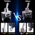 Twidec 3Pcs Heavy Duty Rocker Momentary Toggle Switch - 16A 250V AC DPDT 3 Position 6 Pin (ON)-Off-(ON) with Metal Boot