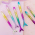 Pack of 24 Mermaid Pens - Creative Liquid Gel Ink Rollerball Pen for School, Home, Office, Gifts