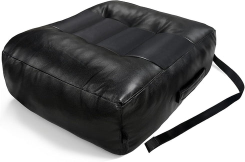 CRAURU 17.7"x15.7"x5.9" Adult Booster Car Seat Cushion for Office Chair & Driving Thick Car Seat Cushion with Handle
