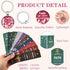 Jetec 150 Bible Verses Gift Set, 30 Christian Bookmarks, Pens, Notebooks, Keychains, Organza Bags for Office Church