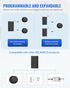 100ft (1 2 H05RC1206 Black Remote Control Outlet Plug, WILAWELS Wireless Light Switch, On Off Remote Switch Outlet