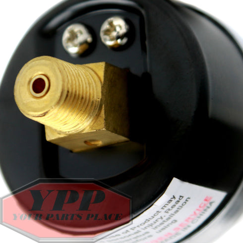 PIC Gauges 102D-158F Center Back Mount Dry Pressure Gauge, 1.5" Dial, 0/160 psi Range