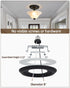 5" 6" E26 Luvkczc Recessed Can Light Conversion Kit for and Ceiling Fixtures - Pendant/Hanging Light Upgrade, Includes