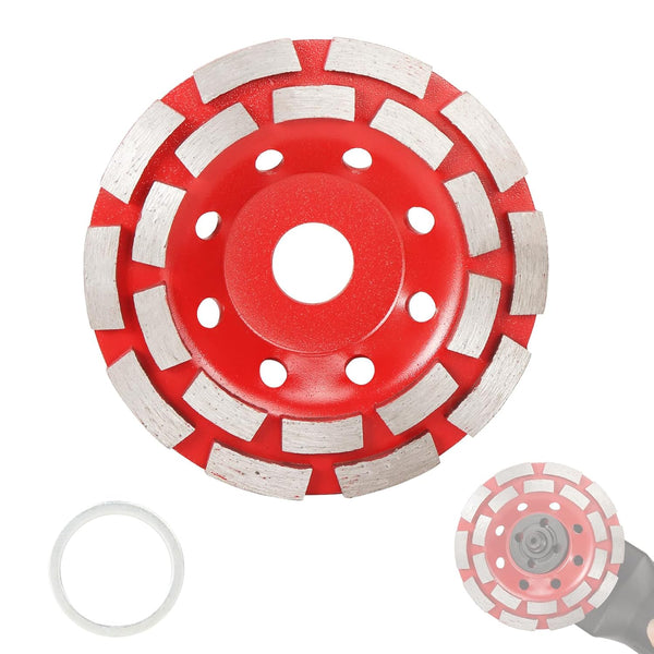 Diamond Concrete Grinding Wheel 4 1/2 Inch for Angle Grinder, Arbor Hole 7/8"-5/8" for Grinding and Polishing Concrete