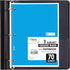 Mead Spiral Notebooks, 6 Pack, 1-Subject, College Ruled Paper, 8" x 10-1/2", 70 Sheets, Assorted Bright Colors