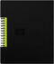Oxford Idea Collective Business Notebook - 8 1/4 x 5 7/8, Double Wire, Case Bound, Black, 80 sheets (56897)