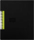Oxford Idea Collective Business Notebook - 8 1/4 x 5 7/8, Double Wire, Case Bound, Black, 80 sheets (56897)
