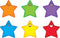TREND ENTERPRISES Accents, Multi Star Smiles Classic, 5-1/2-Inch Tall, 36/Pack (TEPT10907)
