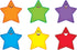 TREND ENTERPRISES Accents, Multi Star Smiles Classic, 5-1/2-Inch Tall, 36/Pack (TEPT10907)