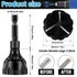 Hakkin 2Pack Hex Shank Deburring External Chamfer Tool with Carbide Blade for Repairing Damaged Bolts and Screws
