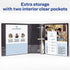 Avery Economy View Binder with 2" Round Ring 5730, Black
