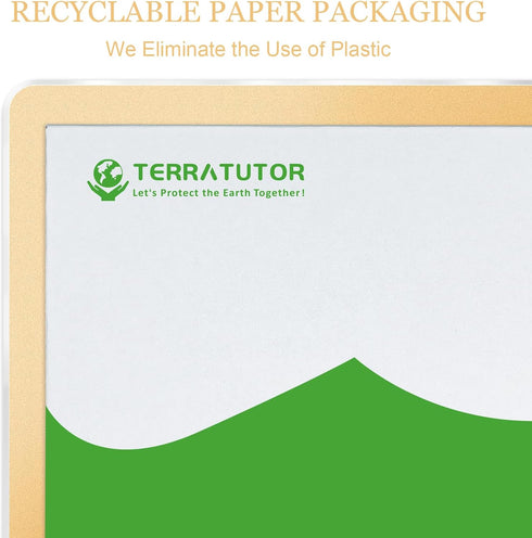 TERRATUTOR Aluminum Mouse Pad with Non-Slip Rubber Base, Micro Sand Blasting Alloy Surface, Golden