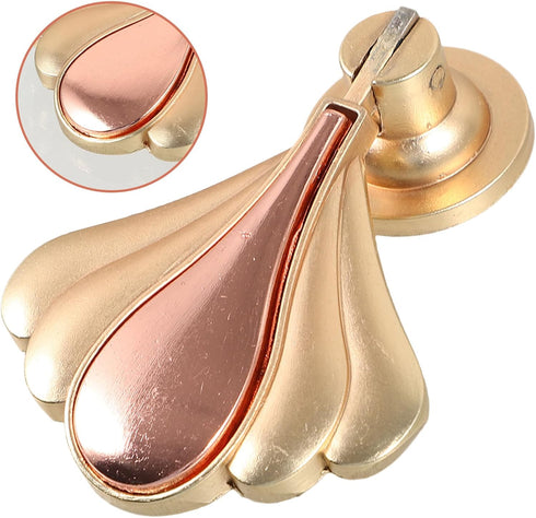 Closet, Cabinet Door Pulls and Wardrobe Drawer Handles, Single-Hole Furniture Hardware, Concealed Ring Pulls