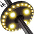 LATME Patio Umbrella Light Rechargeable Umbrella Lights 10-25 Hours Runtime,Umbrella Pole Light 3