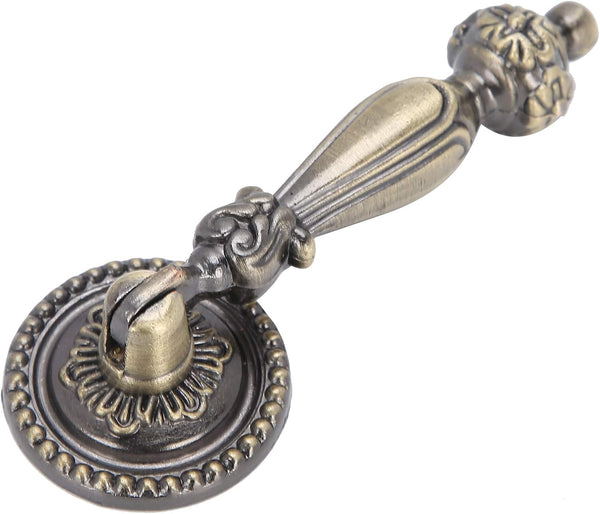 Alvinlite Antique Drawer Cabinet Pull Handle Bronze Handles Single Hole Handle for