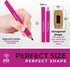 Rise & Grow 50 Set, 7' Neon Pink Carpenters Pencils - HB Lead Flat Construction Pencils for Men, Women - Marking Wood