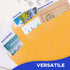 Manilla Envelopes 9x12 Self Seal, 100 PCS Goefun Brown Kraft Large Yellow Envelopes for Mailing - 100GSM